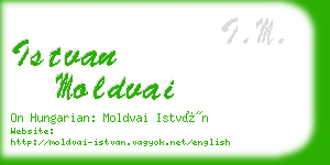 istvan moldvai business card